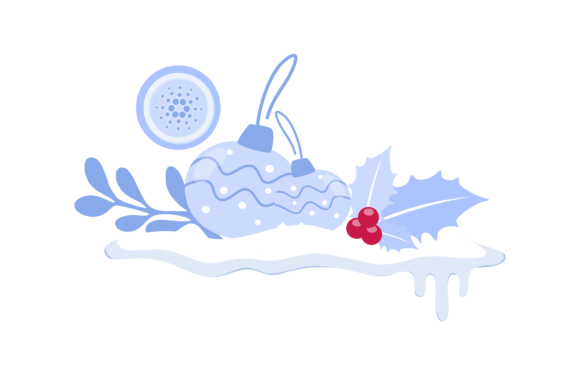 Christmas Ball Cardano Coin: A Festive Graphic Illustration