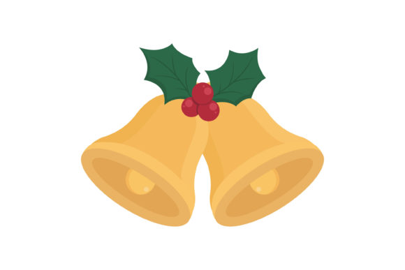 Christmas Bell Vector-5: A Festive Graphic for Local Brands