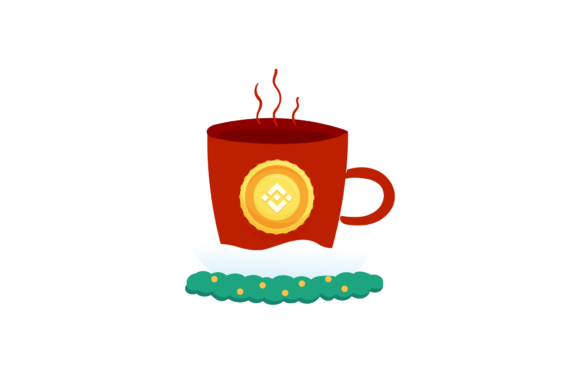 Christmas Binance Glass Decoration Cup: A Festive Graphic Asset
