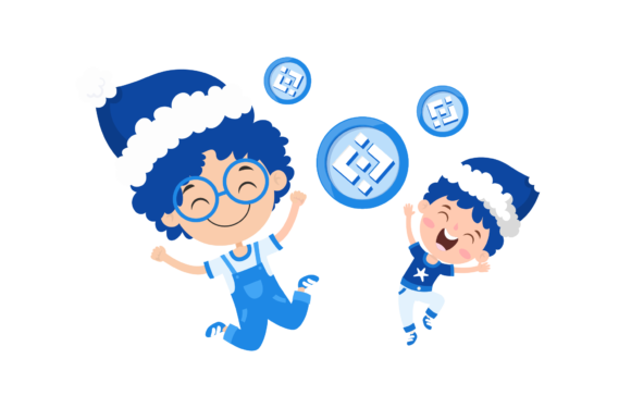 Christmas Binance Happy Children Xmas Graphics