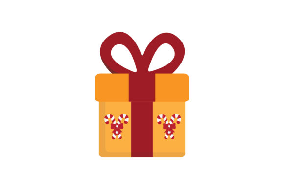 Christmas Gift Vector-4: A Versatile Graphic for Creative Branding