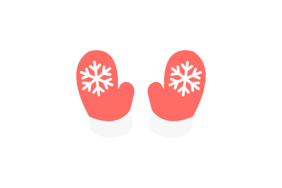 Christmas Glove Vector-122: A Versatile Graphic for Holiday Designs