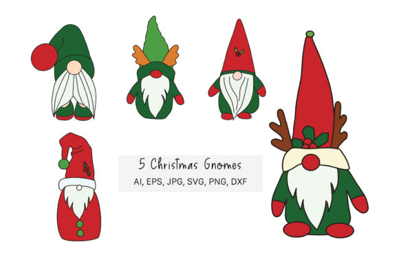 Christmas Gnomes SVG: Perfect for Festive Branding