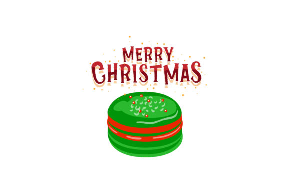 Christmas Green Tea Pancake Delicious Graphics