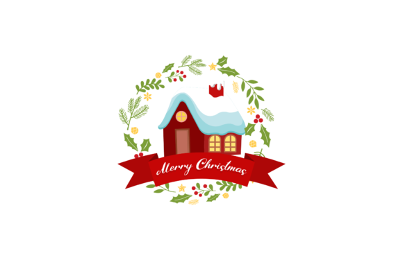 Christmas House Decoration Design: A Versatile Graphics Asset