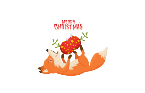 Christmas Illustration Fox Animal Xmas: A Festive Graphics Gem