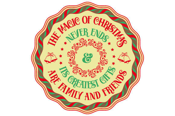 Christmas Quote Circle Candy: A Festive Graphics and Illustrations Asset