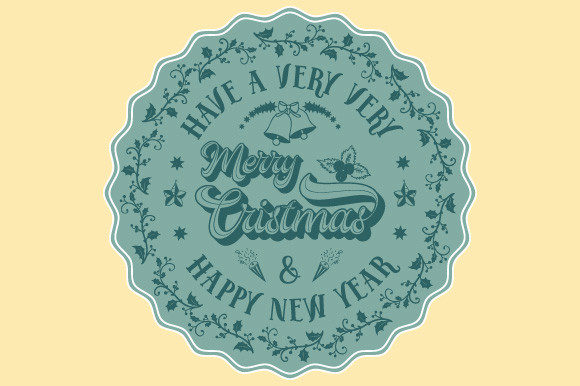 Christmas Quote Logo Sign: A Festive Graphics and Illustrations Asset