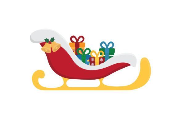 Christmas Sleigh Vector-8: A Festive Embroidery Gem