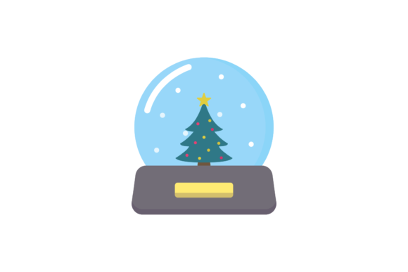 Christmas Snow Globe Vector-82: A Versatile Graphics Tool