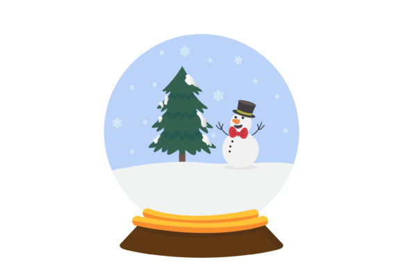 Christmas Snowball Vector-8: A Festive Graphic Asset