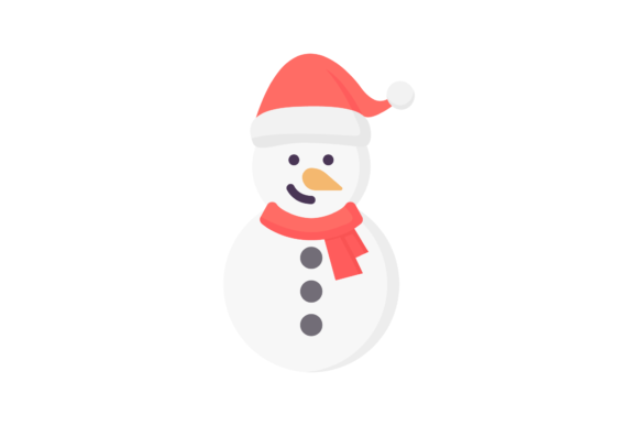 Christmas Snowman Vector-121: A Festive Graphic for Branding