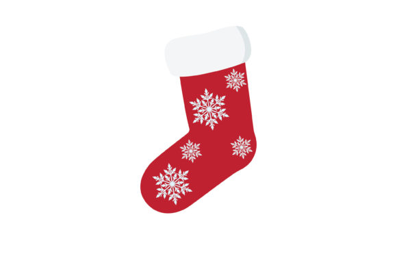 Christmas Sock Vector-2: A Festive Graphic for Local Brands