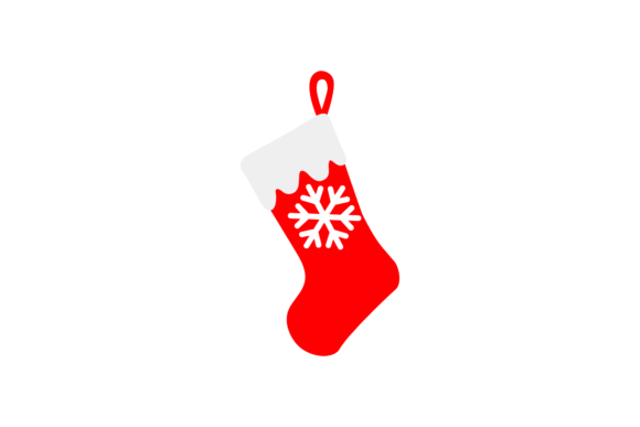 Christmas Socks Vector-83: A Festive Graphic for Crafters