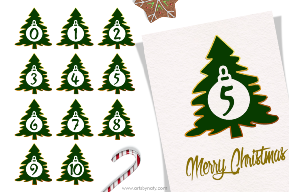 Christmas Trees, Numbers, and Gold SVG: A Designer's Review