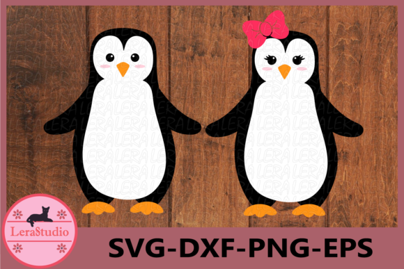 Cute Penguin, Merry Christmas Graphics for Handmade Projects
