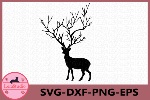 Deer, Merry Christmas: A Festive Embroidery Delight