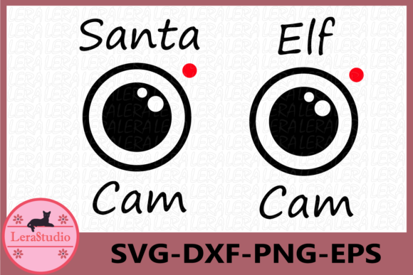 Enhance Your Christmas Content with Santa Cam, Elf Cam Graphics