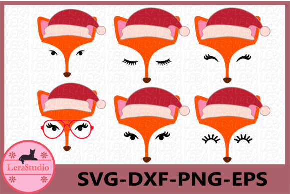 Fox, Christmas Graphics: A Versatile Illustration for Holiday Creations