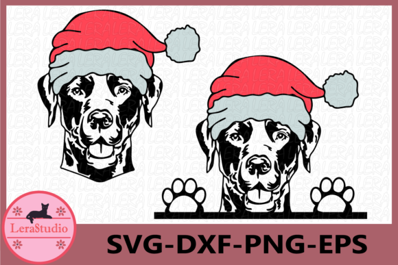 Labrador Retriever, Christmas: A Festive Graphics Treasure