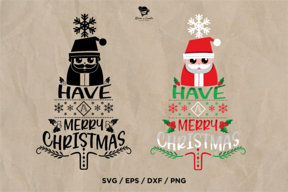 Merry Christmas Santa TREE: A Festive Graphics and Illustrations Pack