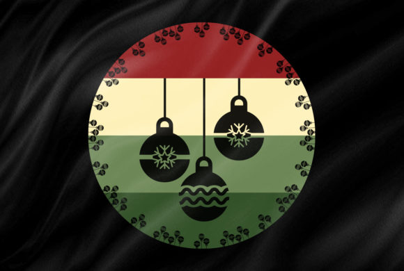 Retro Vintage Christmas Balls: A Festive Graphic for Local Brands